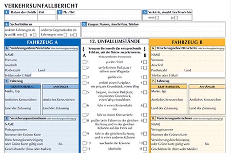 Unfallbericht